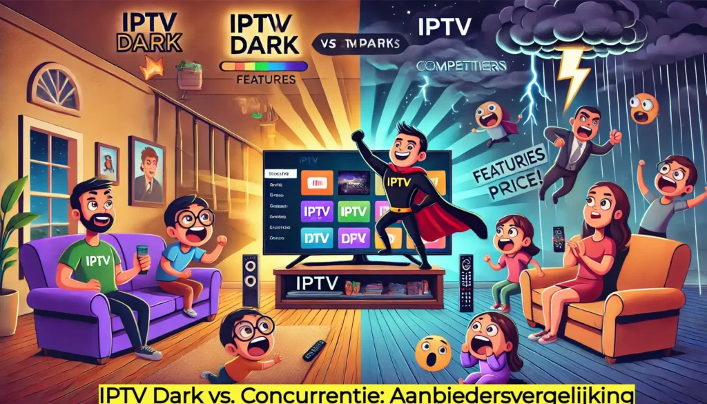 IPTV Dark vs. Concurrentie: Aanbiedersvergelijking