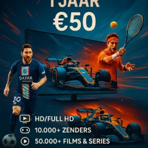 Premium IPTV 1 Jaar Abonnement